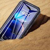 Husa de protectie ShellBox Waterproof IP68 compatibil cu iPhone 16 Pro, Negru