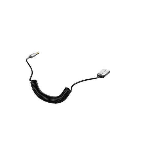 Gadget Baseus Wireless Audio Receiver BA01 (CABA01-01), Jack 3.5mm to Car Auxiliary, USB, Bluetooth 5.0, Zinc Alloy, Negru
