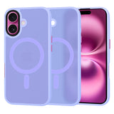 Husa de protectie Techsuit HaloFrost MagSafe Series compatibil cu iPhone 16 Plus, Mov Deschis