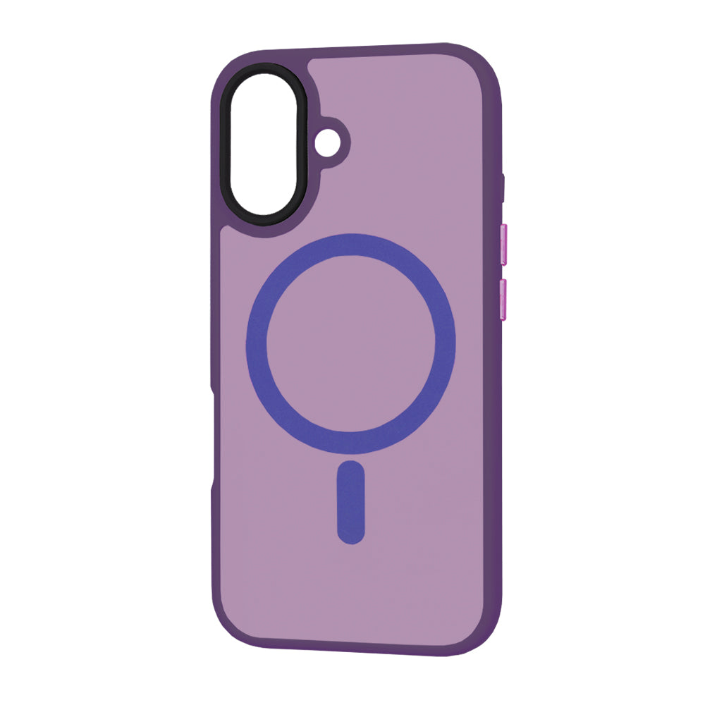 Husa de protectie Techsuit HaloFrost MagSafe Series compatibil cu iPhone 16 Plus, Mov Inchis
