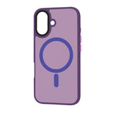 Husa de protectie Techsuit HaloFrost MagSafe Series compatibil cu iPhone 16 Plus, Mov Inchis