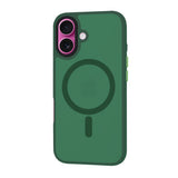 Husa de protectie Techsuit HaloFrost MagSafe Series compatibil cu iPhone 16 Plus, Bleumarin Green