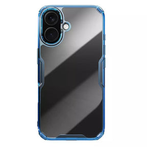 Husa de protectie Nillkin Nature TPU Pro compatibil cu iPhone 16 Plus, Albastru