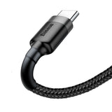 Cablu Baseus Cafule (CATKLF-CG1), USB Type-C, 2A, 2m, Negru