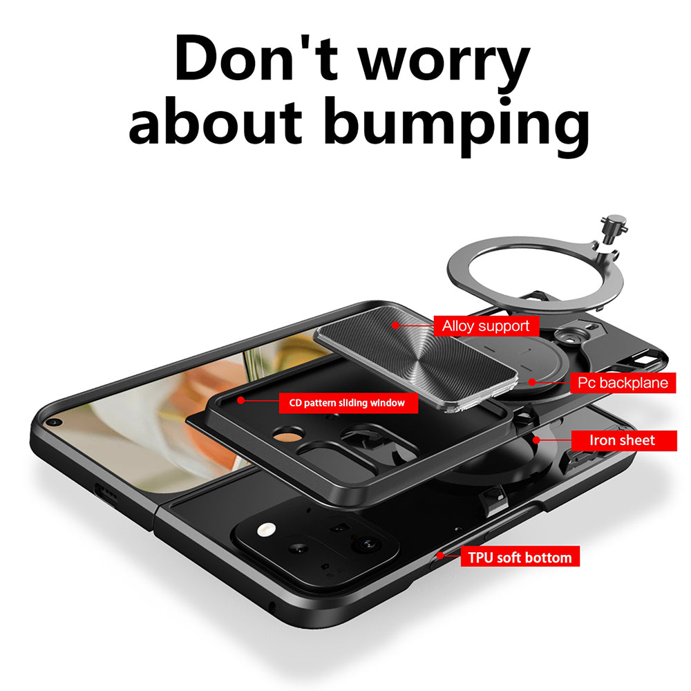 Husa de protectie Techsuit CamGuard Pro compatibil cu Google Pixel 9 Pro Fold, Rosu
