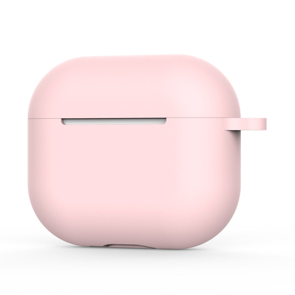 Casti Techsuit Silicone Case, for AirPods 4, Smooth Ultrathin Material, Roz