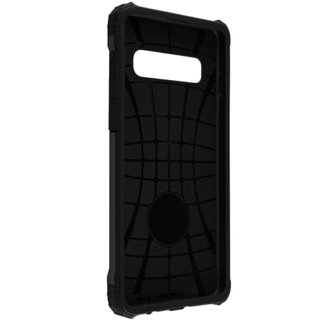 Husa de protectie Techsuit Hybrid Armor compatibil cu Samsung Galaxy S10, Negru