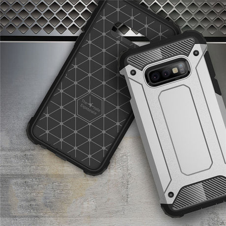 Husa de protectie Techsuit Hybrid Armor compatibil cu Samsung Galaxy S10e, Negru
