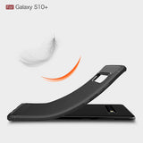 Husa de protectie Techsuit Carbon Silicone compatibil cu Samsung Galaxy S10 Plus, Negru