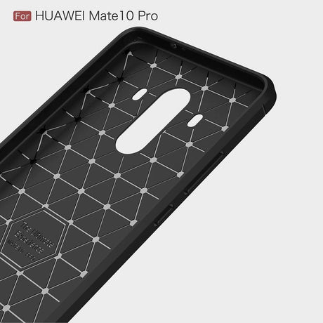 Husa de protectie Techsuit Carbon Silicone compatibil cu Huawei Mate 10 Pro, Negru