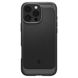 Husa de protectie Spigen Rugged Armor MagSafe (ACS08115) compatibil cu iPhone 16 Pro, Negru Mat