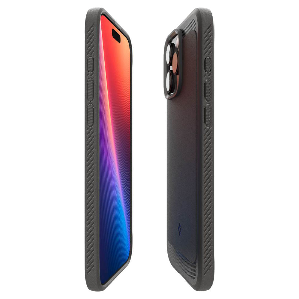 Husa de protectie Spigen Rugged Armor MagSafe (ACS08115) compatibil cu iPhone 16 Pro, Negru Mat
