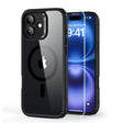 Folie de protectie ESR Classic Hybrid HaloLock compatibil cu iPhone 16 Plus, Transparent / Black