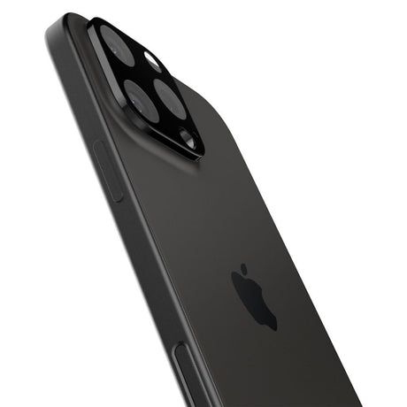 Folie de protectie Spigen (set de 2) Optik.tR Camera Glass (AGL05273) compatibil cu iPhone 14 Pro / Pro Max / 15 Pro / Pro Max / 16 Pro / Pro Max, Negru