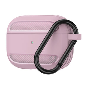 Casti Techsuit Carbon Silicone, for AirPods 3, Roz