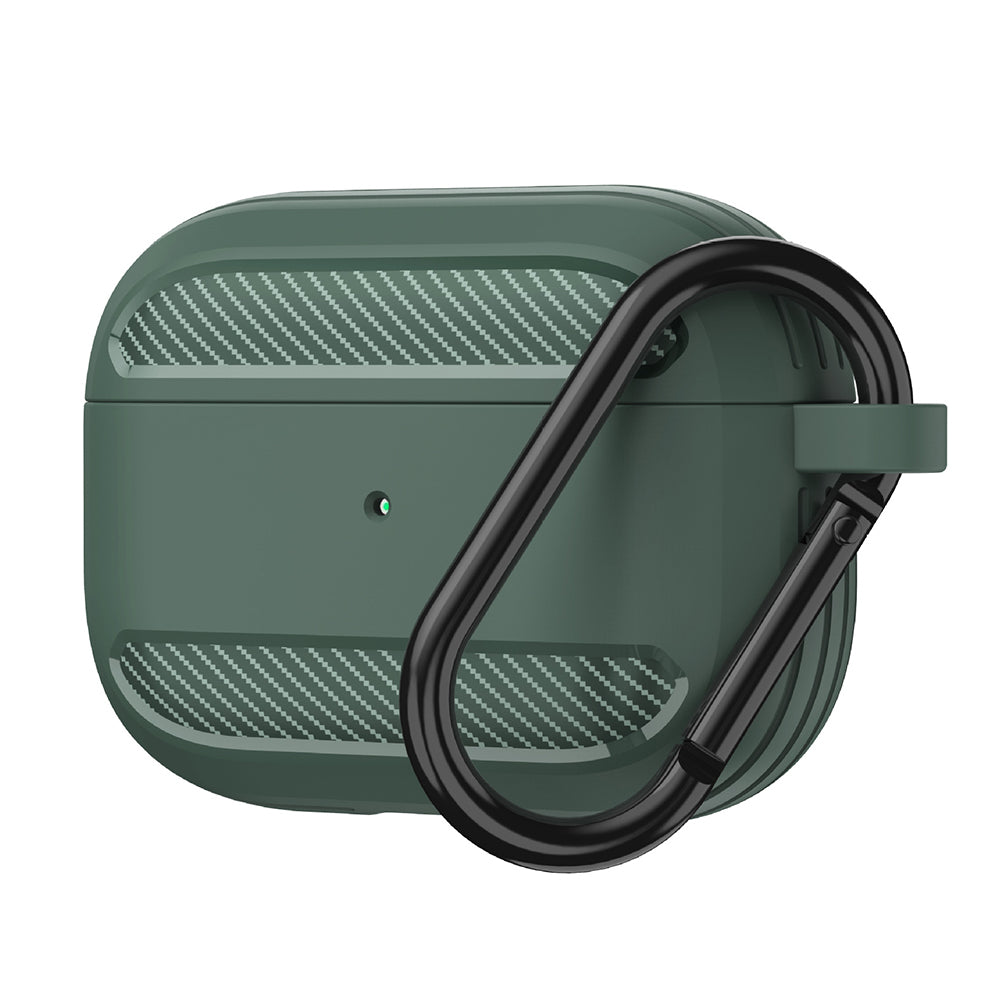 Casti Techsuit Carbon Silicone, for AirPods 3, Verde
