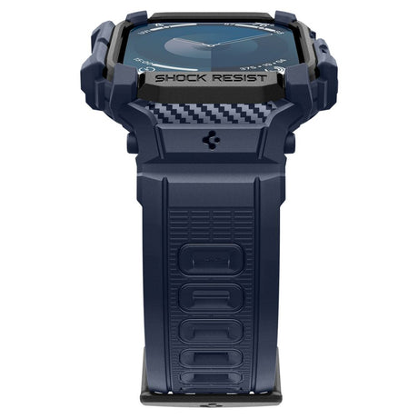 Accesoriu smartwatch Spigen Rugged Armor Pro (ACS08606) compatibil cu Apple Watch 10 46mm / Watch 11 46mm, Bleumarin