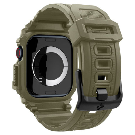 Accesoriu smartwatch Spigen Rugged Armor Pro (ACS08608) compatibil cu Apple Watch 10 46mm / Watch 11 46mm, Vintage Khaki