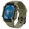 Accesoriu smartwatch Spigen Rugged Armor Pro (ACS08608) compatibil cu Apple Watch 10 46mm / Watch 11 46mm, Vintage Khaki