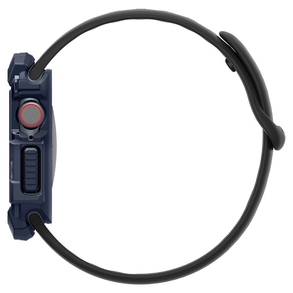 Accesoriu smartwatch Spigen Rugged Armor (ACS08599) compatibil cu Apple Watch 10 46mm / Watch 11 46mm, Bleumarin