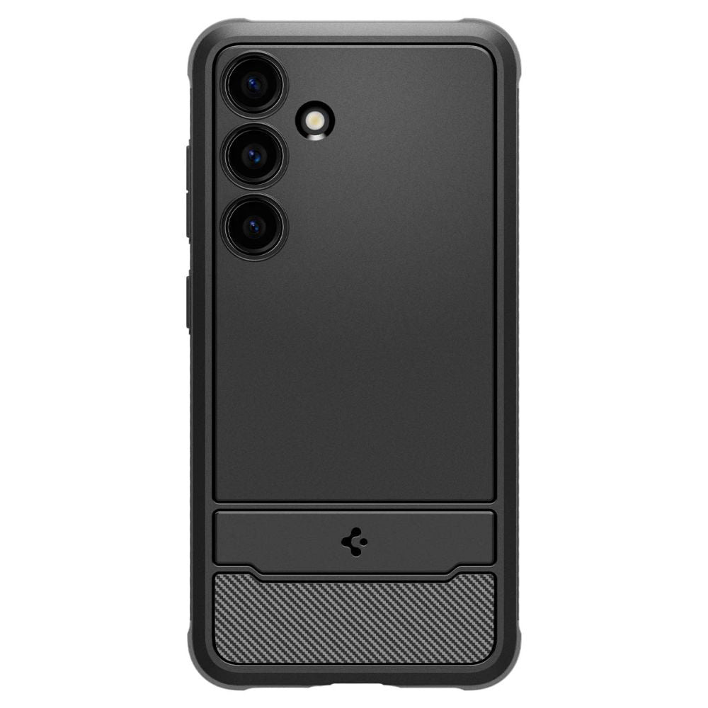 Husa de protectie Spigen Rugged Armor (ACS08578) compatibil cu Samsung Galaxy S24 FE, Negru Mat