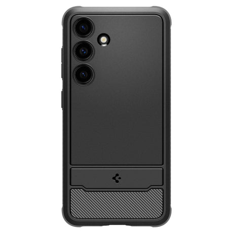 Husa de protectie Spigen Rugged Armor (ACS08578) compatibil cu Samsung Galaxy S24 FE, Negru Mat