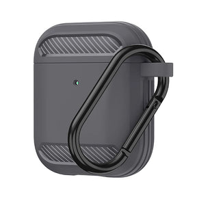 Casti Techsuit Carbon Silicone, for AirPods 1 / AirPods 2, Gri