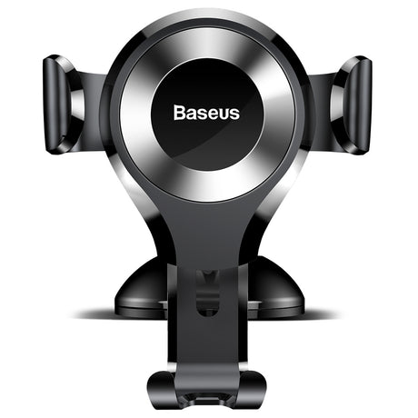 Suport Baseus Osculum (SUYL-XP0S), Gravity Grip for Dashboard, Windshield, 360° Rotating, Suction Cup Clamp, Negru / Silver