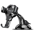 Suport Baseus Osculum (SUYL-XP01), Gravity Grip for Dashboard, Windshield, 360° Rotating, Suction Cup Clamp, Negru