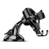 Suport Baseus Osculum (SUYL-XP01), Gravity Grip for Dashboard, Windshield, 360° Rotating, Suction Cup Clamp, Negru