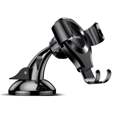 Suport Baseus Osculum (SUYL-XP01), Gravity Grip for Dashboard, Windshield, 360° Rotating, Suction Cup Clamp, Negru