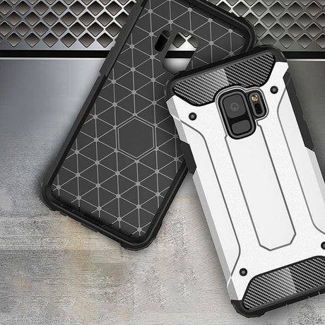 Husa de protectie Techsuit Hybrid Armor compatibil cu Samsung Galaxy S9, Negru