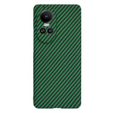 Husa de protectie Techsuit Carbonite FiberShell compatibil cu Oppo Reno10 / Reno10 Pro, Verde