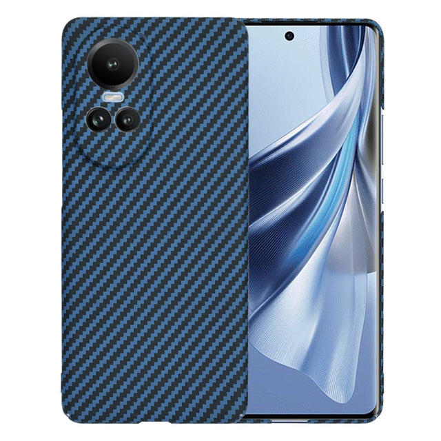 Husa de protectie Techsuit Carbonite FiberShell compatibil cu Oppo Reno10 / Reno10 Pro, Cyan