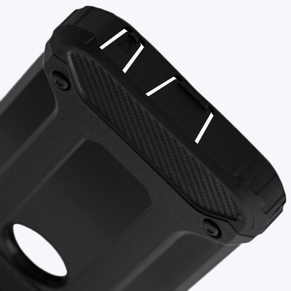 Husa de protectie Techsuit Hybrid Armor compatibil cu iPhone 5 / iPhone 5s / iPhone SE, Negru