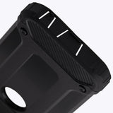 Husa de protectie Techsuit Hybrid Armor compatibil cu iPhone 5 / iPhone 5s / iPhone SE, Negru