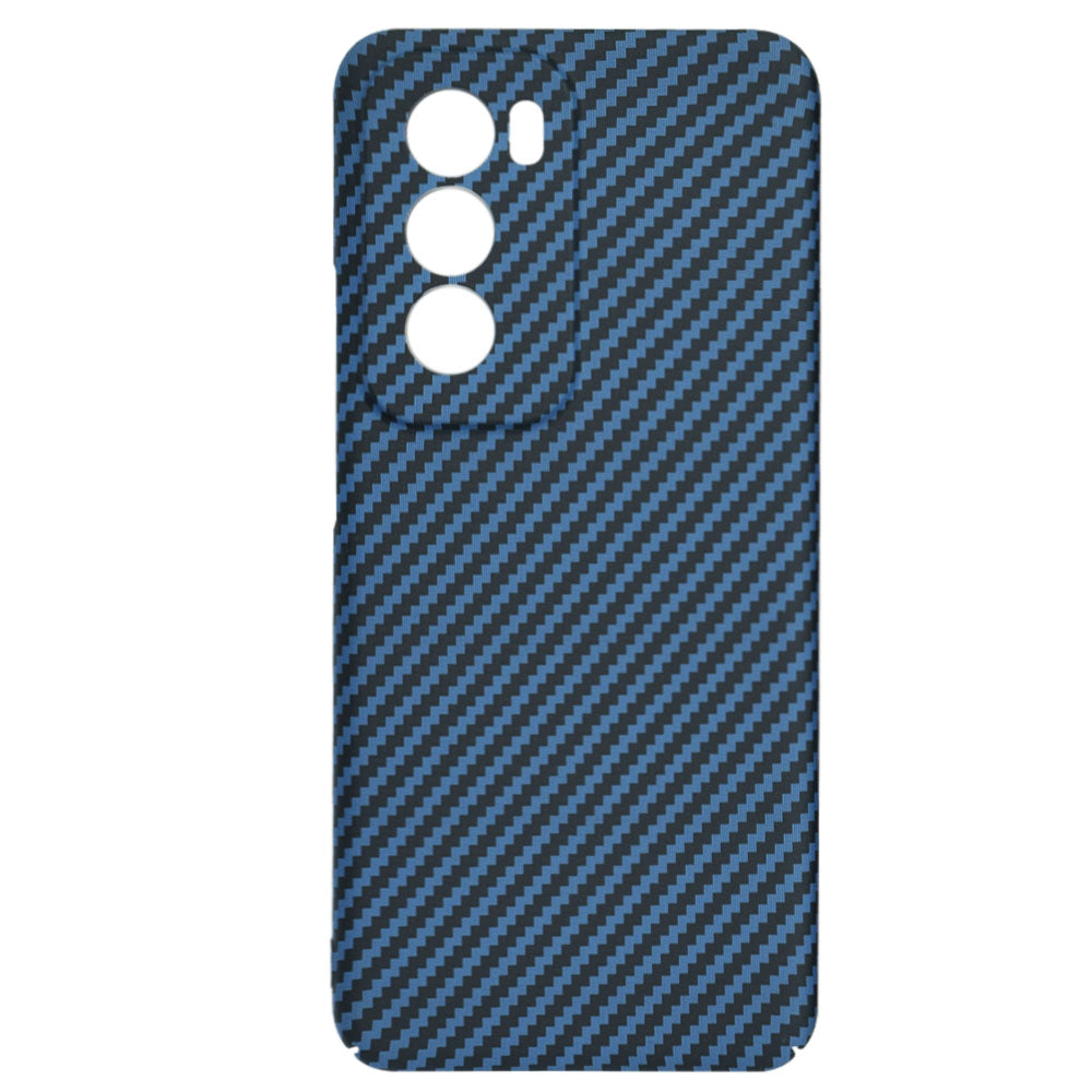 Husa de protectie Techsuit Carbonite FiberShell compatibil cu Oppo Reno12, Cyan