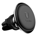 Suport Baseus (C40141201113-00), Magnetic Grip for Air Vent, 360° Rotation, with Cable Holder, Negru