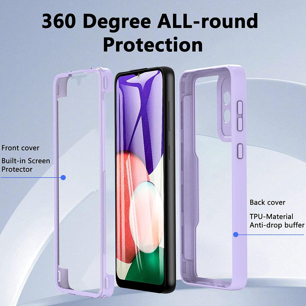 Folie de protectie Techsuit ColorVerse 360 Series + compatibil cu Samsung Galaxy A13 5G / A04s, Negru