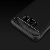 Husa de protectie Techsuit Carbon Silicone compatibil cu Samsung Galaxy S8, Negru