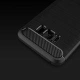Husa de protectie Techsuit Carbon Silicone compatibil cu Samsung Galaxy S8 Plus, Negru