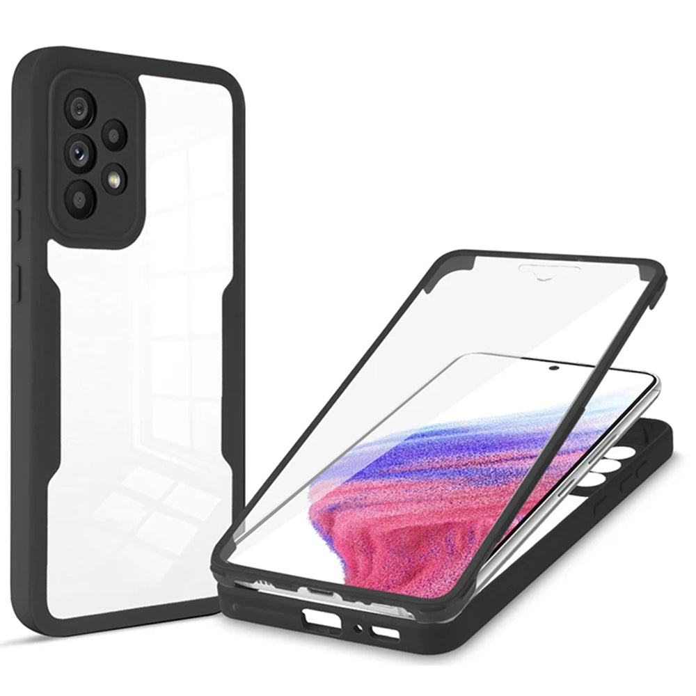 Folie de protectie Techsuit ColorVerse 360 Series + compatibil cu Samsung Galaxy A53 5G, Negru