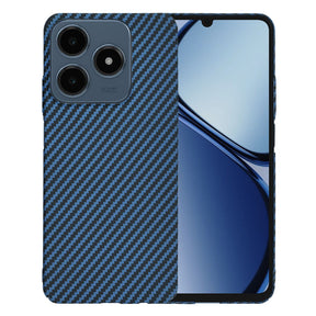 Husa de protectie Techsuit Carbonite FiberShell compatibil cu Realme C61 / Realme C63, Cyan