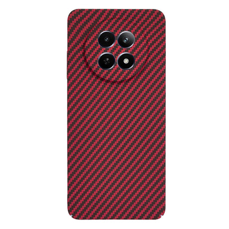 Husa de protectie Techsuit Carbonite FiberShell compatibil cu Realme 12 / 12x, Rosu