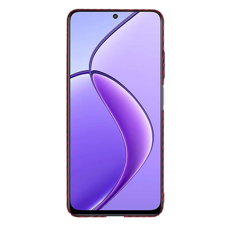 Husa de protectie Techsuit Carbonite FiberShell compatibil cu Realme 12 / 12x, Rosu