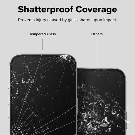 Folie de protectie Ringke Easy Slide Tempered Glass (set de 2) compatibil cu iPhone 16 / iPhone 15, Negru