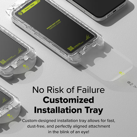Folie de protectie Ringke Easy Slide Tempered Glass (set de 2) compatibil cu iPhone 15 Pro Max, Transparent