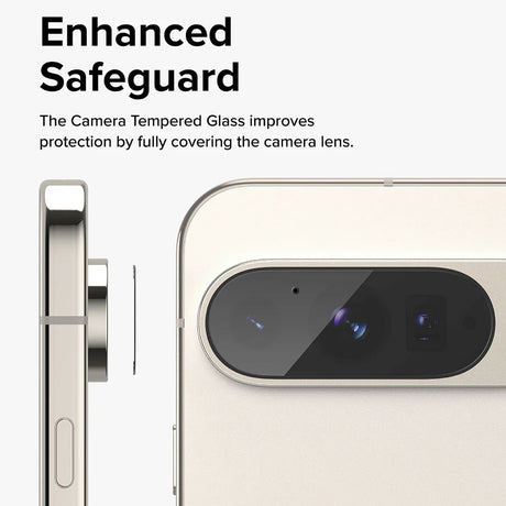 Folie de protectie Ringke Camera Glass (set de 3) compatibil cu Google Pixel 9 Pro XL, Transparent