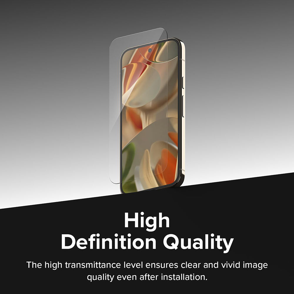 Folie de protectie Ringke Easy Slide Tempered Glass (set de 2) compatibil cu Google Pixel 9 Pro XL, Transparent
