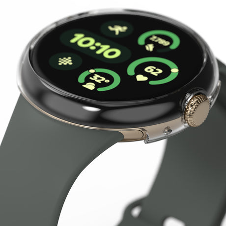 Accesoriu smartwatch Ringke Slim (set de 2) compatibil cu Google Pixel Watch 3 45mm, Transparent / Matte Black